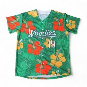 Success Promotions Kinston Down East Wood Ducks MiLB Baseball Tropical Jersey- L